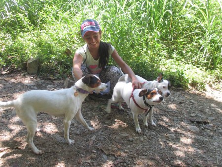 NINA - CON SUS DOS HIJOS  : LUNA Y MAYLON